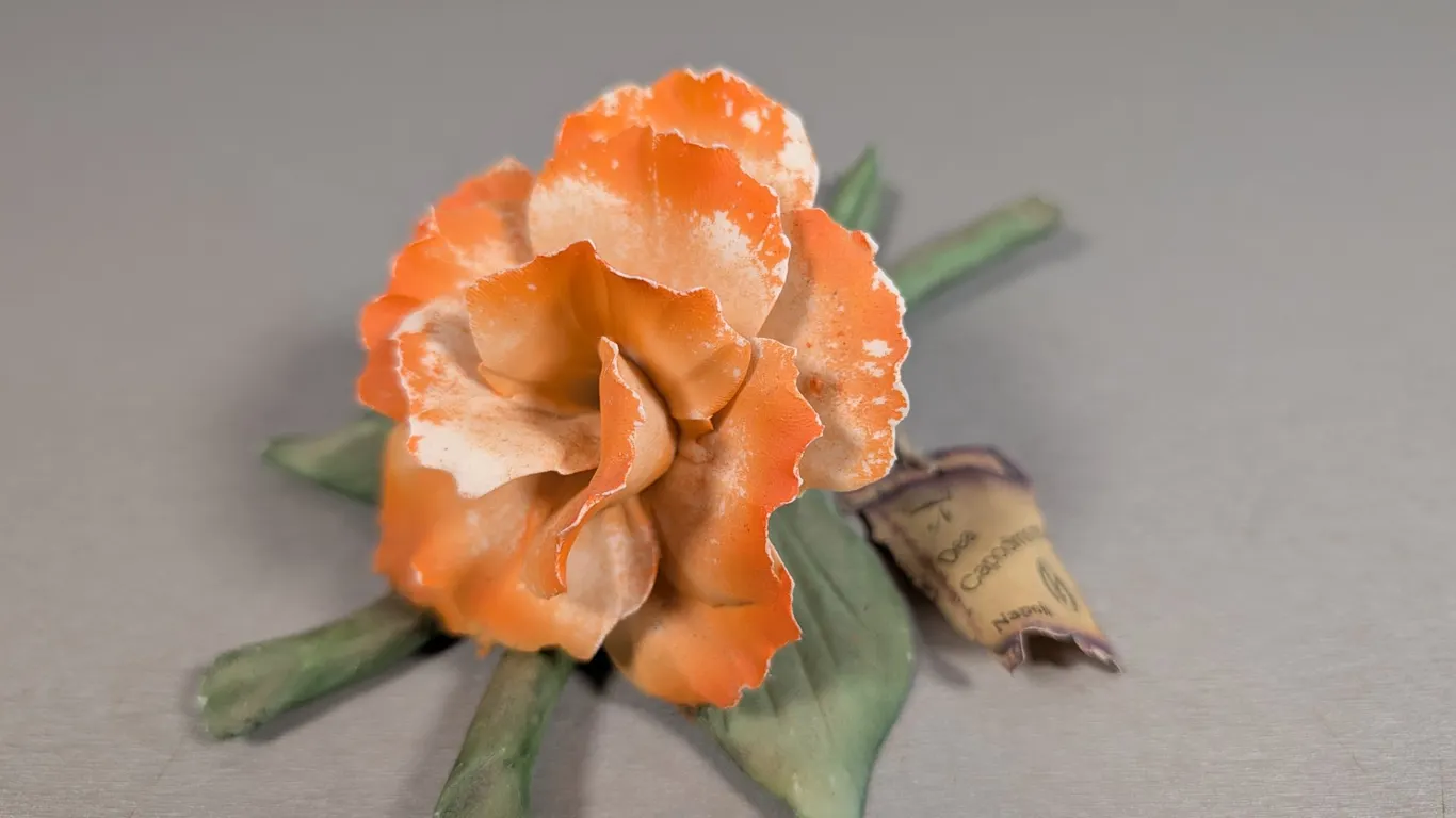 Capodimonte Ceramic Flower