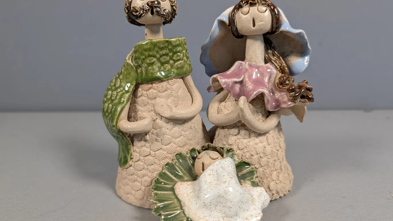 Ceramic Nativity Scene