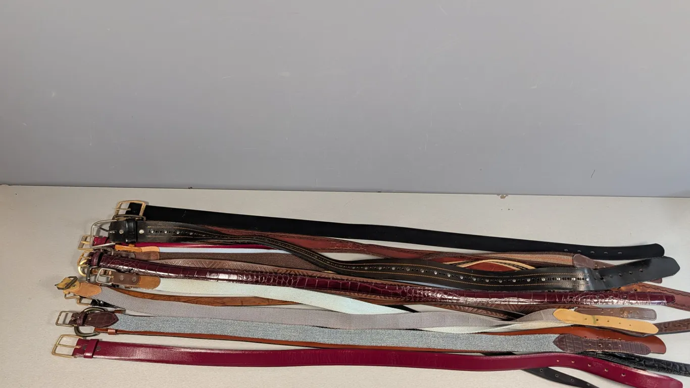 Lot of 16 Assorted Belts