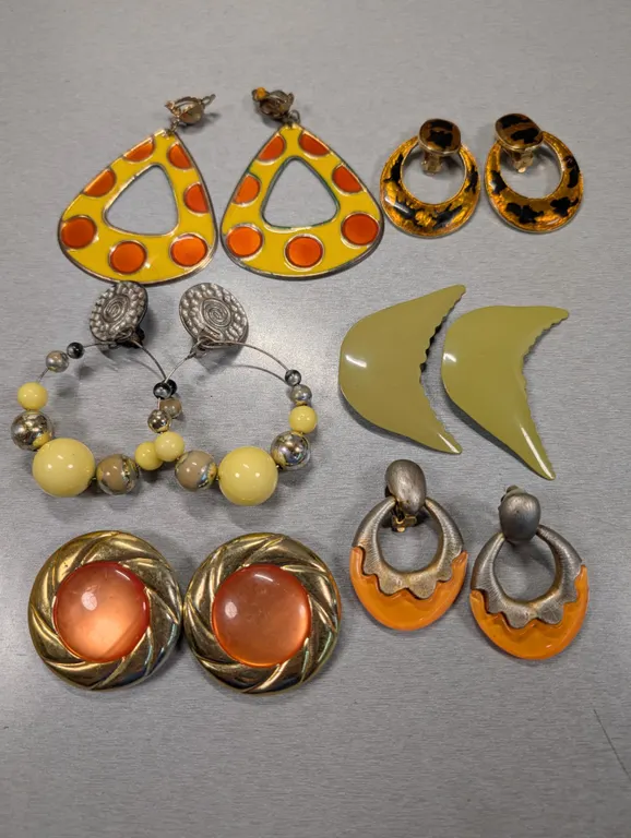 Assorted Costume Clip-On Earrings