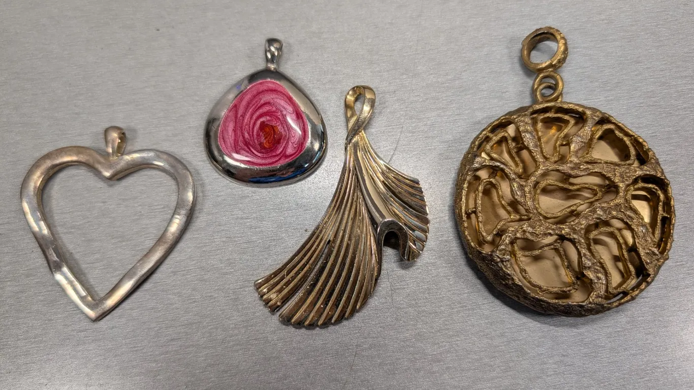 Assorted Metal Pendants and Charms