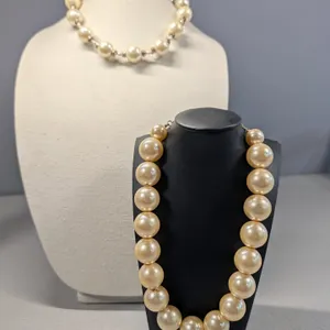 Two Faux Pearl Necklaces