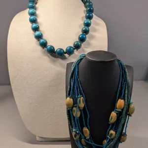 Beaded Necklaces Lot of Two