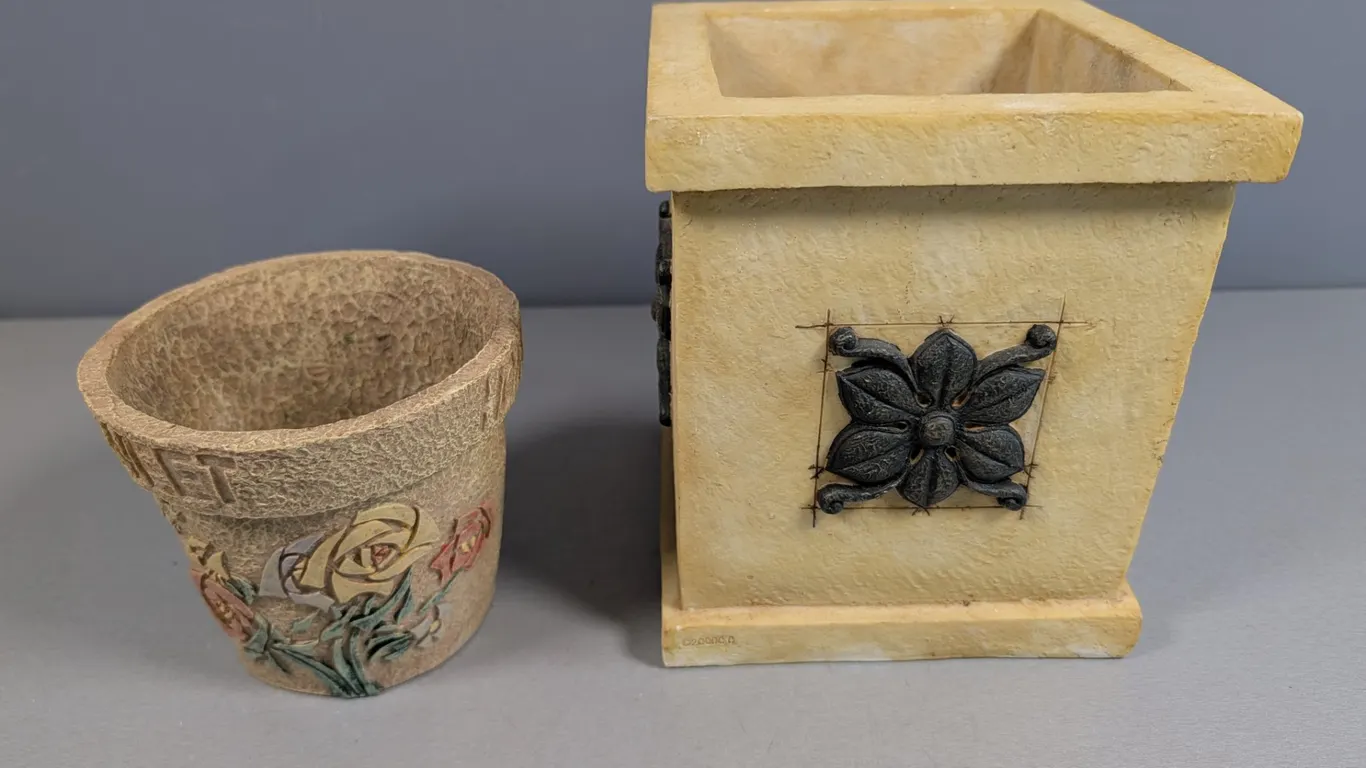 Poly-Resin Decorative Planters