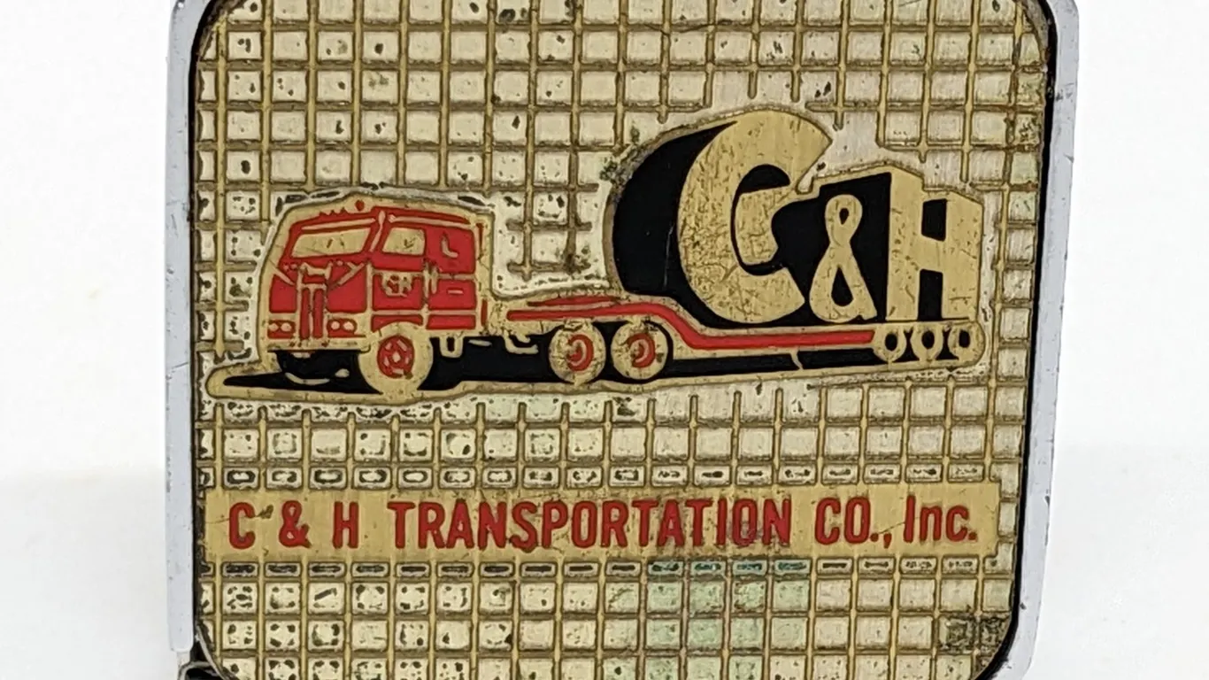 SEMI TRACTOR TRUCK C&H TRANSPORTATION CO BARLOW TAPE MEASURE