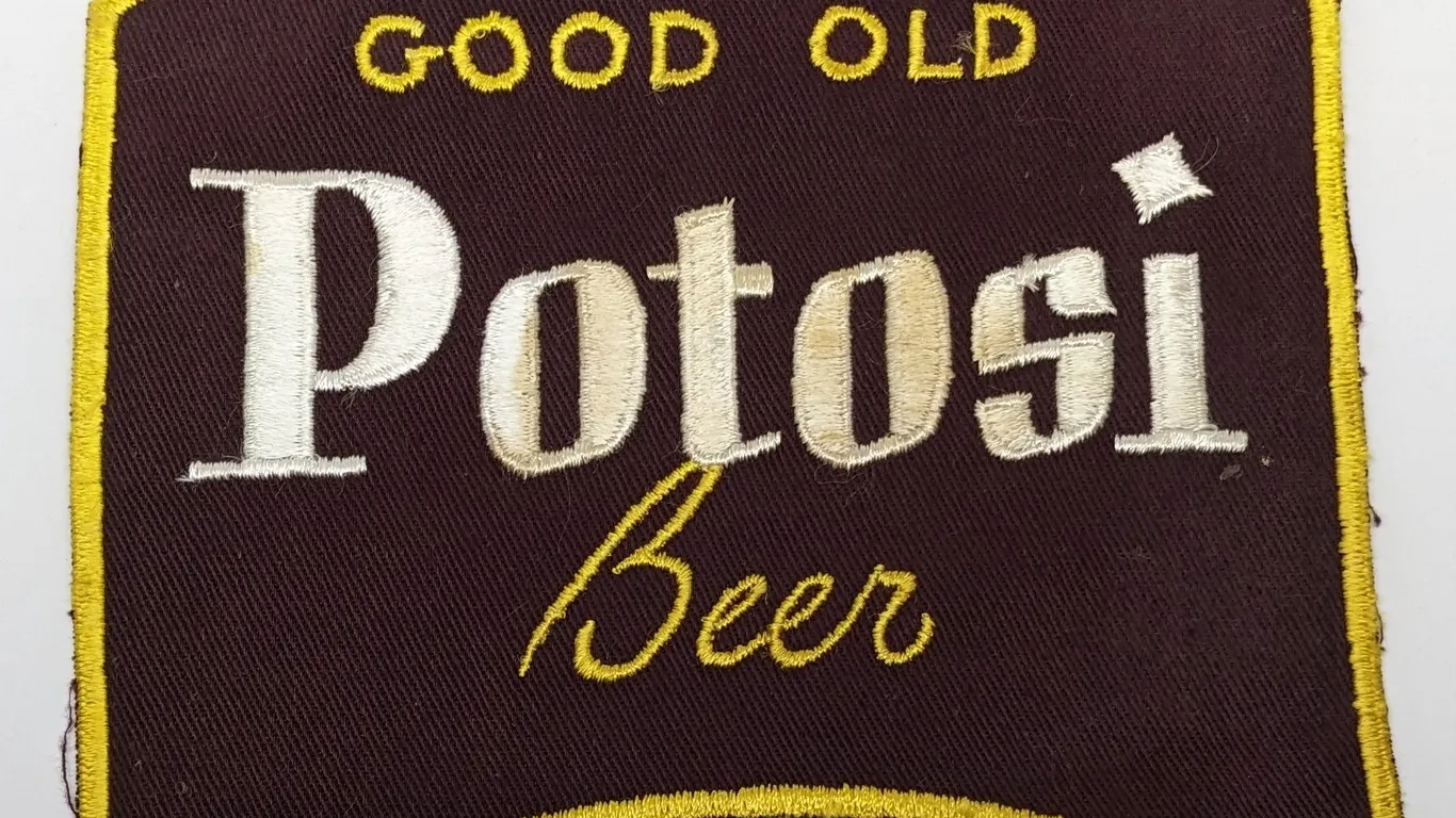LARGE UNIFORM BACK PATCH GOOD OLD POTOSI BEER WISCONSIN