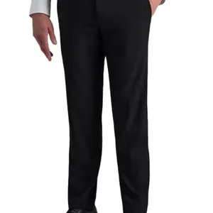 Haggar Black Suit Pants 42x32 Tailored Fit
