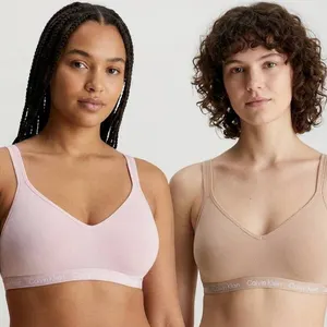 Calvin Klein 2 Pack Bralette S/P Cotton Modal