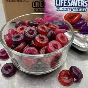 8 Bags Life Savers Wild Berries Gummies 91g Each