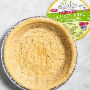 Wholly Gluten Free 9" Pie Shells, 6 Pack, Frozen