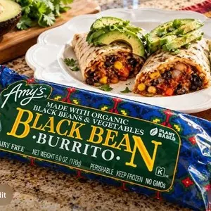 Amy's Black Bean Burritos 12 x 170g