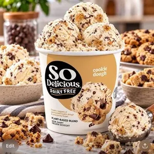 So Delicious Cookie Dough Non-Dairy Dessert 6x500ml