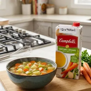 Campbell's Vegetable Broth 12x900ml