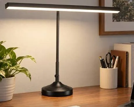 NovoLido LED Desk Lamp Base and Clamp Black