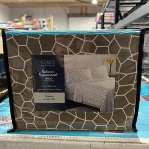Comfy Bamboo World Queen Sheet Set 4 Piece