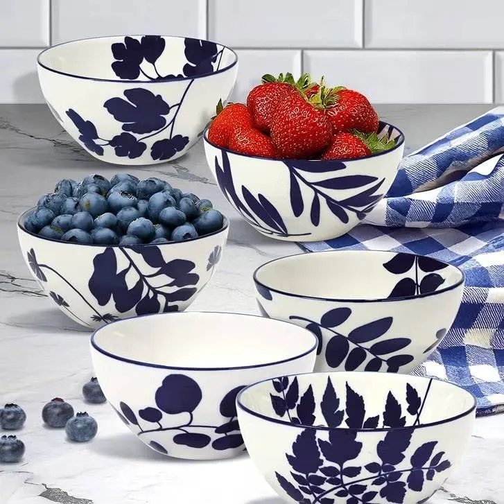 Arbor Stoneware Bowls Set of 6, 15.24 cm