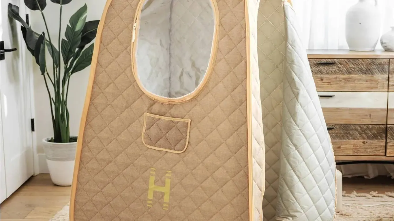 Portable Quilted Sauna Tent With Carry Bag 58" x 34"