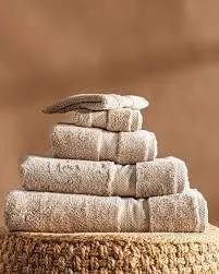 Serene Home Beige Towels Set by Safdie & Co Inc 16" x 30"