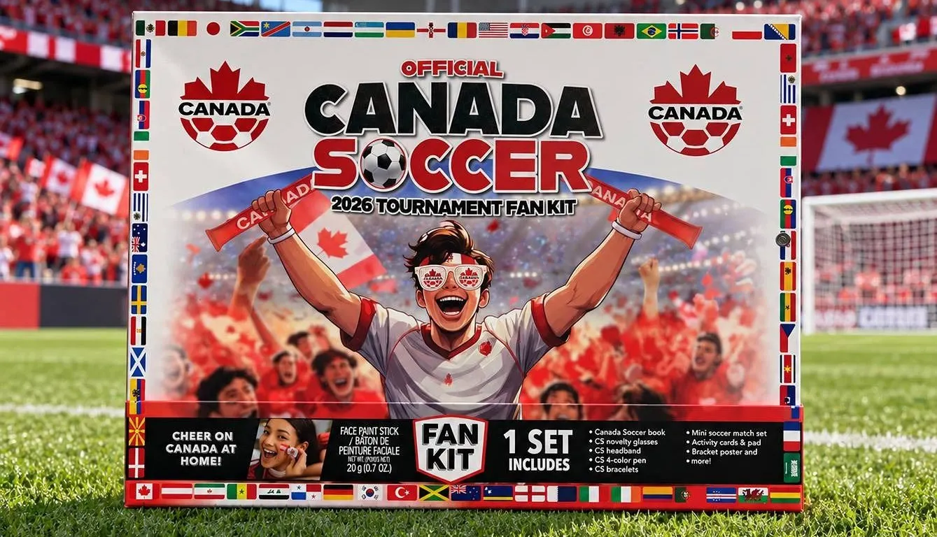 Canada Soccer 2026 Tournament Fan Kit Set