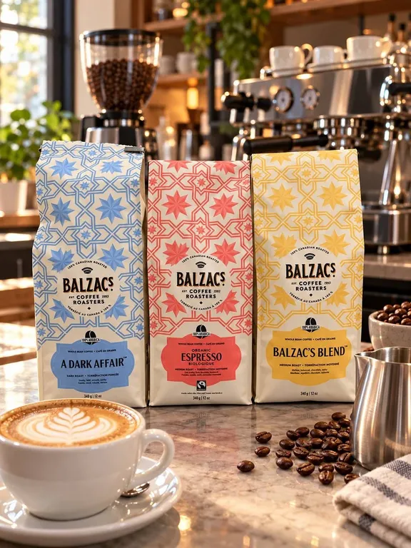 Balzac's Coffee 3 Bags Assorted Roasts 340g Each
