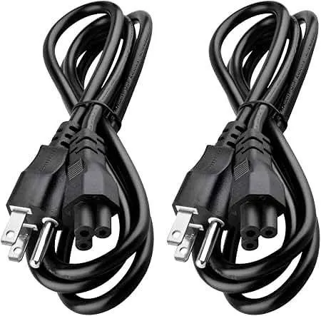 Geekria 18AWG Power Cord 5FT Pack of 2