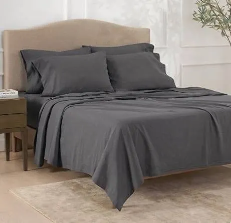 Comfy Bamboo World King 4-Piece Sheet Set Grey