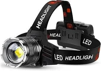T45 LED Headlamp With USB Charger, Long Shot