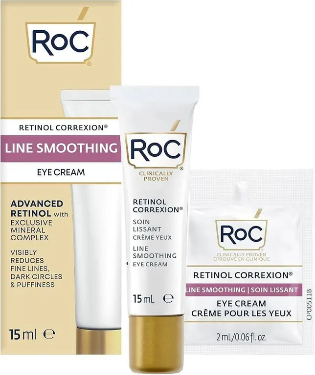 RoC 3-In-1 Eye Cream Trio, 3 x 17.7mL