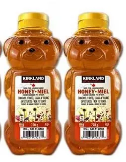 Kirkland Pure Canadian Honey 2 x 750g Bottles