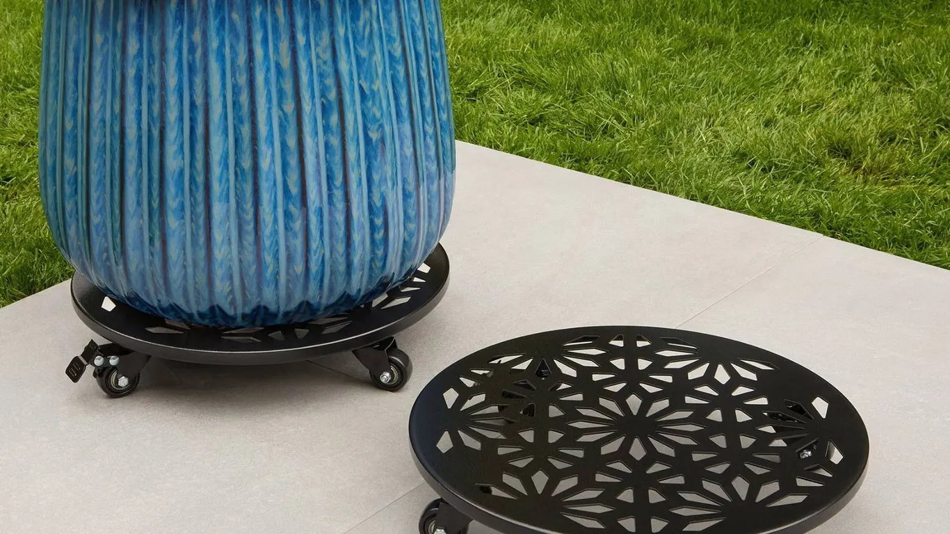 Inside Outside Plant Caddy 2 Pack With Wheels