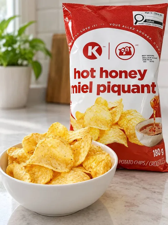 K Hot Honey Potato Chips 8 x 180g Bags