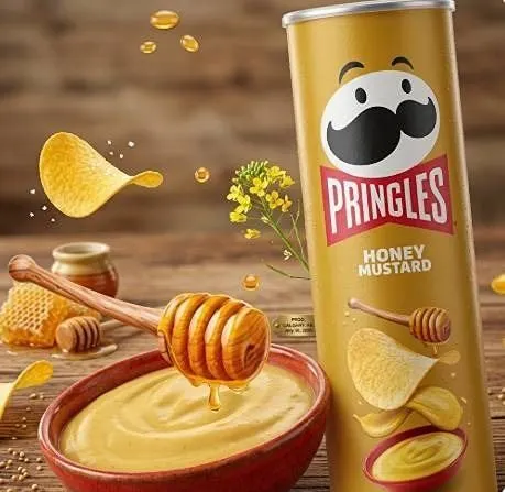 Pringles Honey Mustard Flavour 156g Can