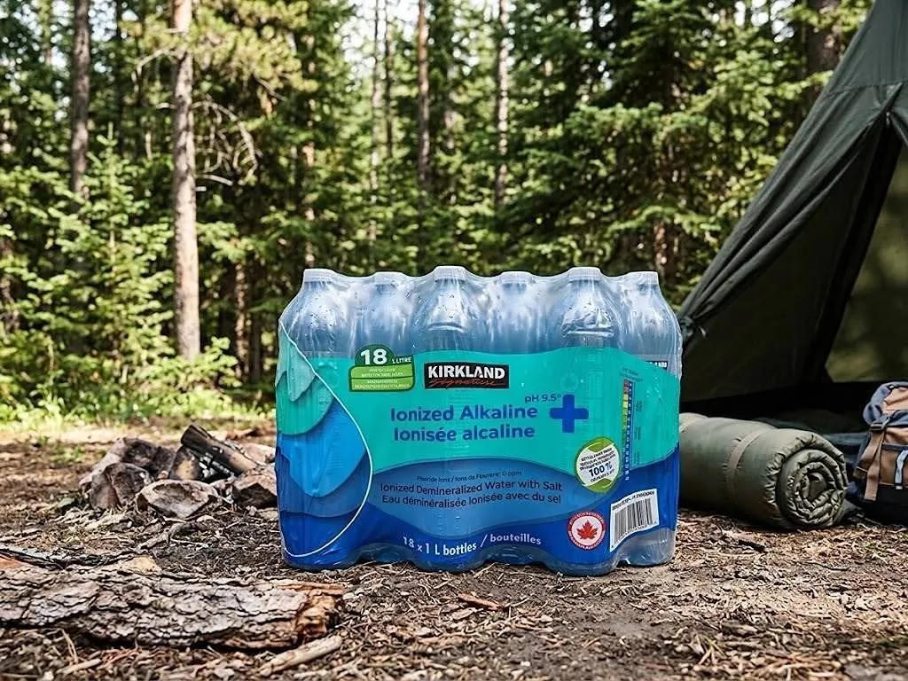 Kirkland Ionized Alkaline Water 18x1L Bottles