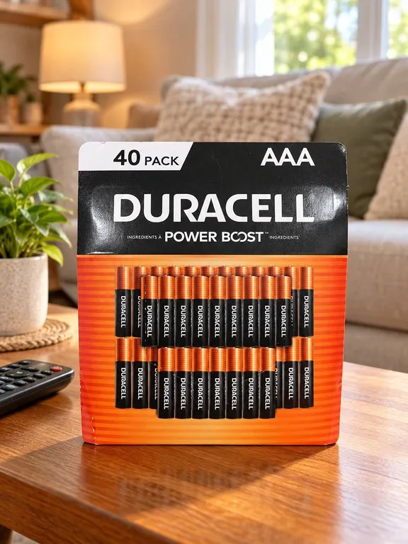 Duracell AAA Alkaline Batteries 40 Pack