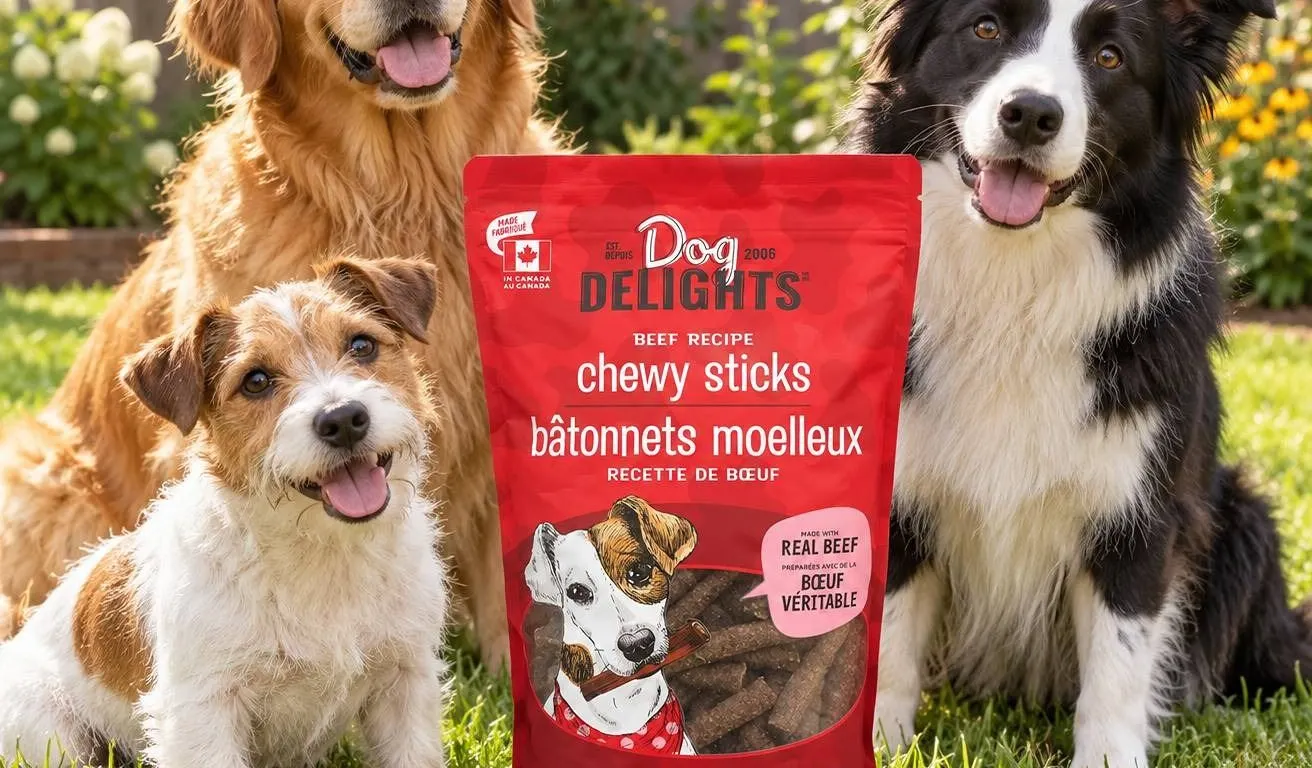 Dog Delights Beef Chewy Sticks 48oz Bag
