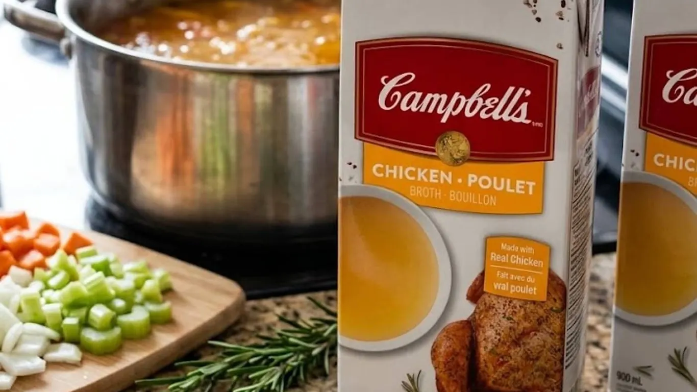 Campbell's Chicken Broth 12 x 900mL