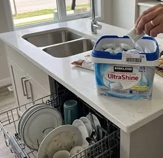 Kirkland UltraShine Dishwasher Detergent 115ct