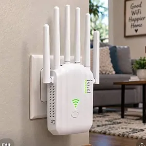 WiFi Extender 1200 Mbps 6 Antennas 2-Pack