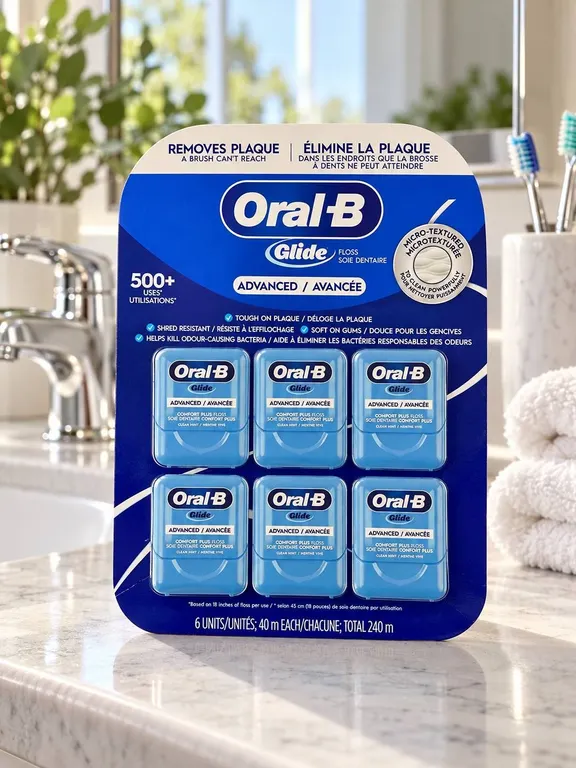 Oral-B Glide Advanced Floss 6 Pack 240m