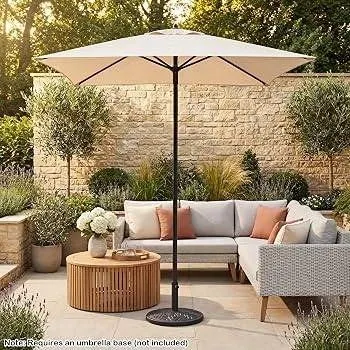 Outdoor Patio Umbrella 132x14x14 cm