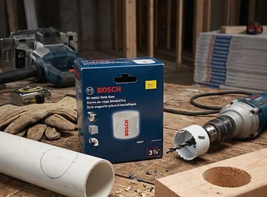 2 Bosch Bi-Metal Hole Saws 3-7/8 Inch HB387