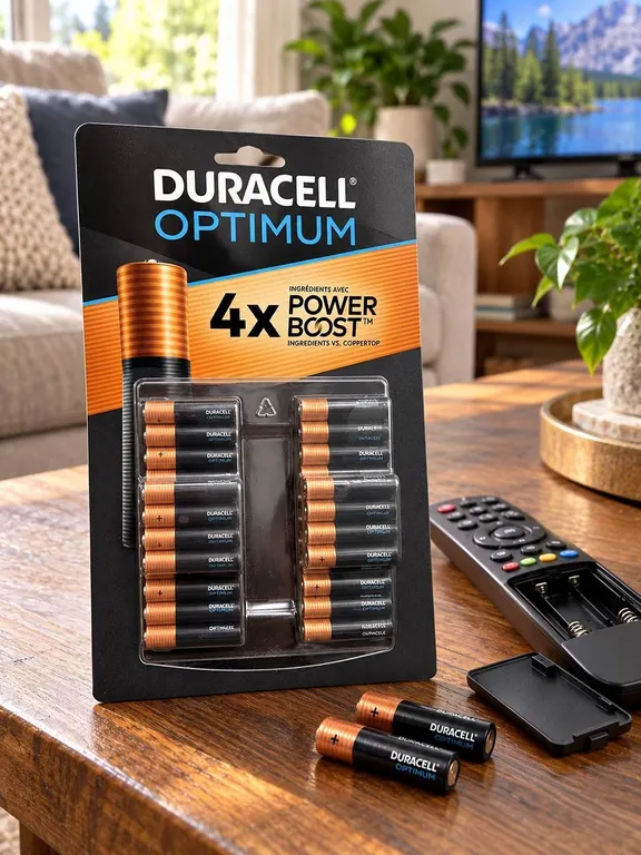 Duracell Optimum AAA Alkaline Batteries, 30-Pack