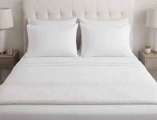 Comfy Radiance 4pc King Bamboo Sheet Set White