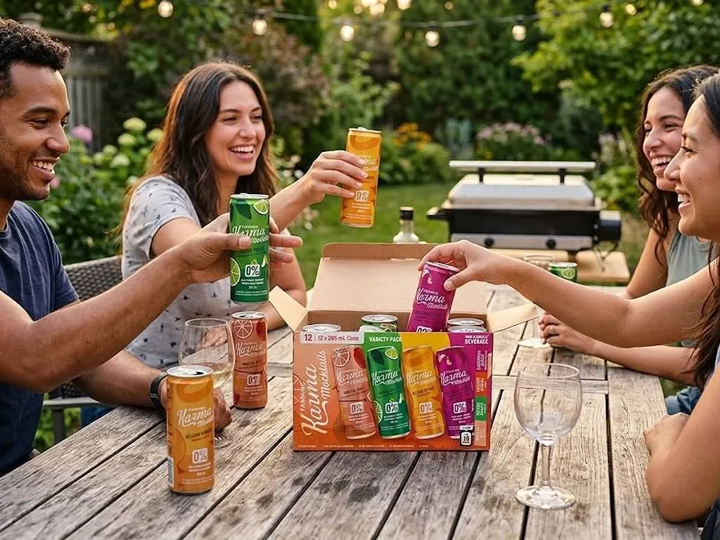 Karma Mocktails Variety Pack 12 x 285 mL Cans