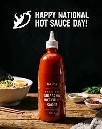 HO-YA Sriracha Hot Chili Sauce 1L Bottle
