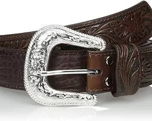 Silver Jeans Co. Brown Embossed Leather Belt M/M