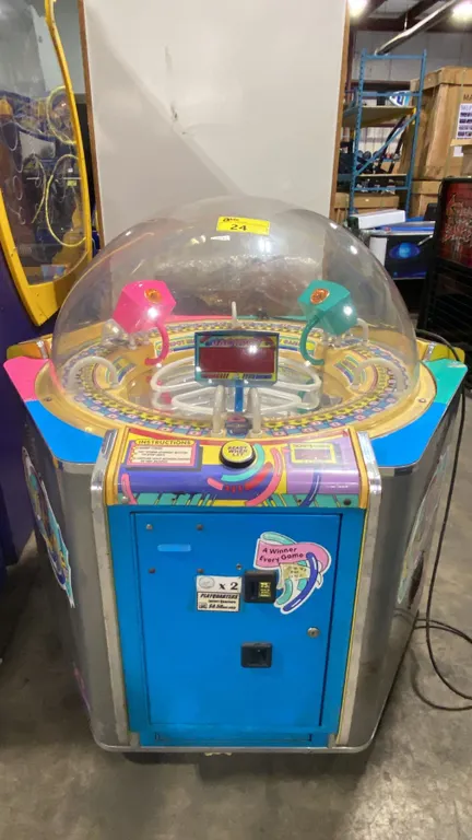 ICE GAMES CYCLONE COMMERCIAL COIN OPERATED ARCADE TICKET REDEMPTION MACHINE