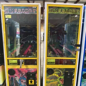 2 DINOSCORE TRIGGER STYLE COMMERCIAL COIN OPERATED ARCADE TOKEN REDEMPTION MACHINES *ONE IS PARTS