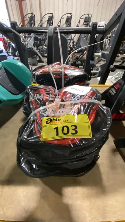 8 SETS OF LIGHT DUTY EMERGENCY JUMPER CABLES