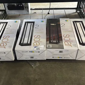 4 SETS OF 2 SOLAR PATHWAY BOLLARD LIGHTS: *WORKING CONDITION UNKNOWN/MAY BE MISSING PARTS & OR PIECE